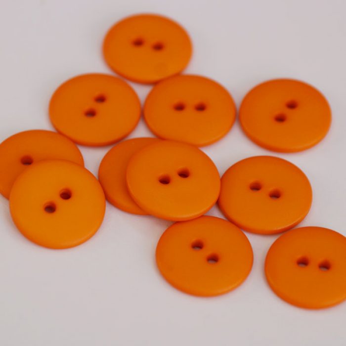 Knopf 2-Loch orange