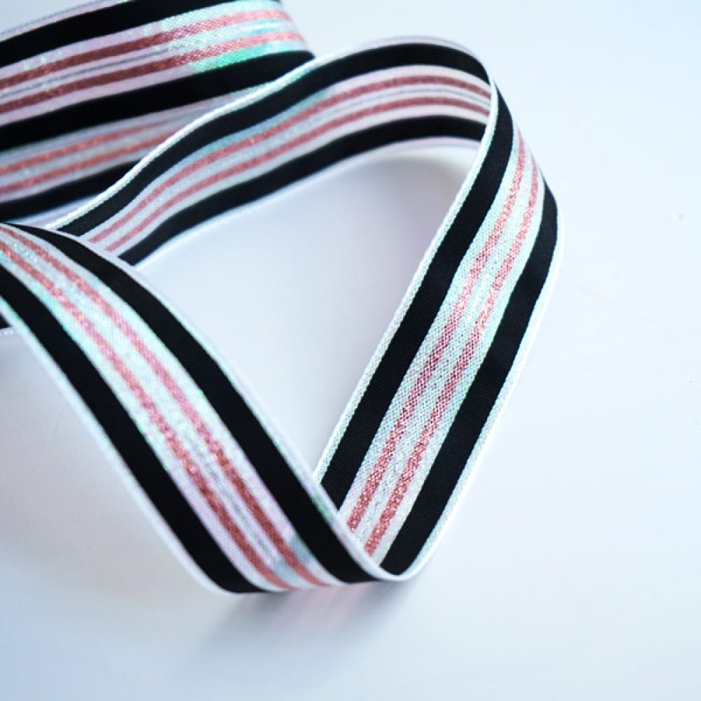 Winter Stripes Shiny mint