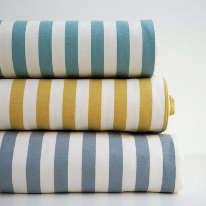 Elvelyckan Design Vertical Stripes Bio Jersey