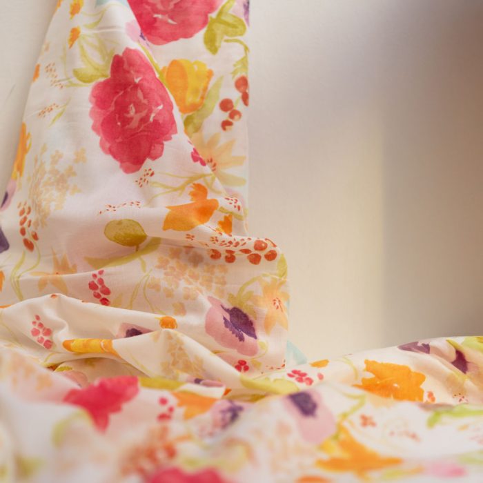 Kokka Fuccra Rakuen Double Gauze ecru-weiss