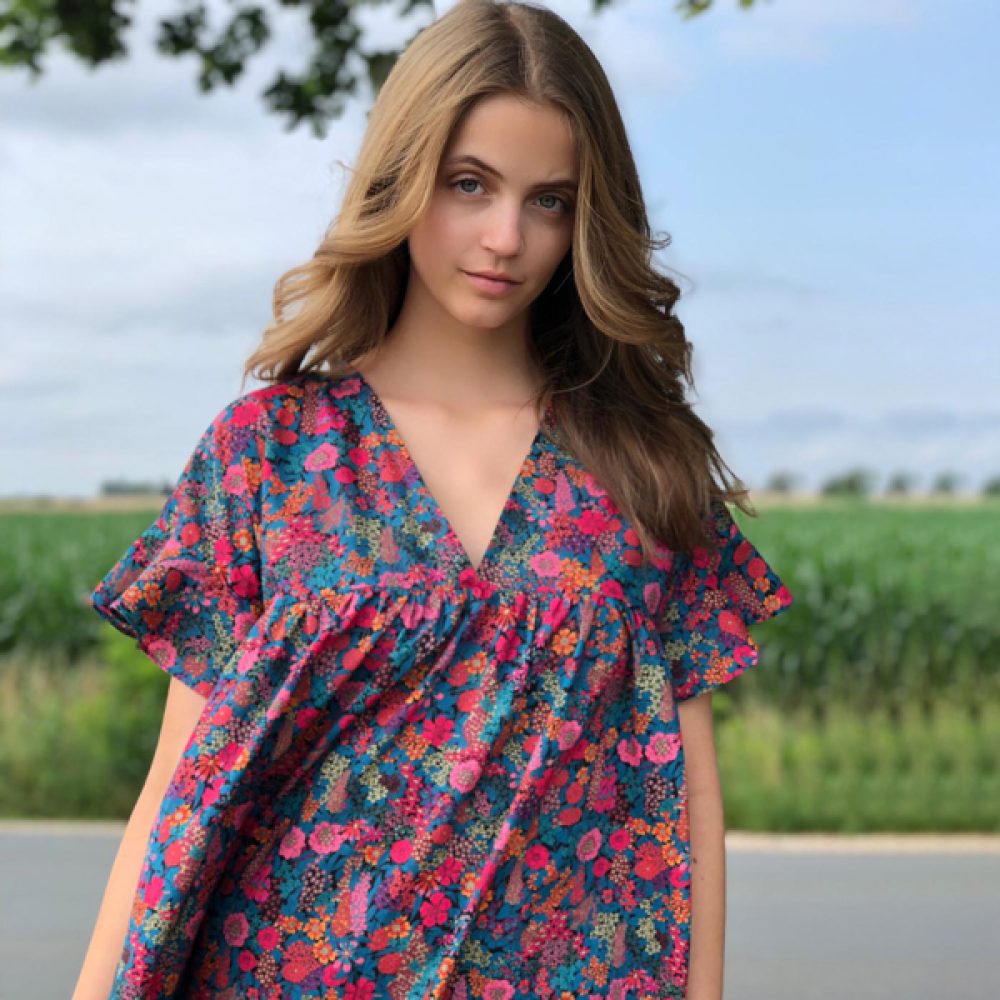Ciara Blue Tana Lawn - Liberty Fabrics