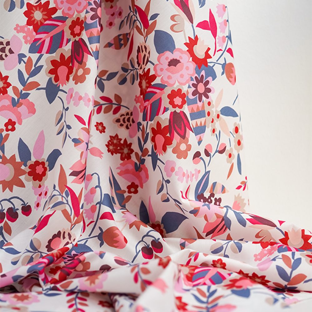 Floral Ballet creme Tana Lawn™ Cotton - Liberty Fabrics