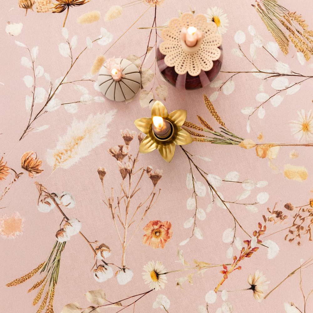 Baumwolle - DRIED FLOWER ROMANCE