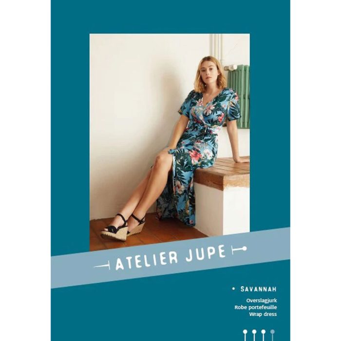 Atelier Jupe Savanna – Schnittmuster Wickelkleid