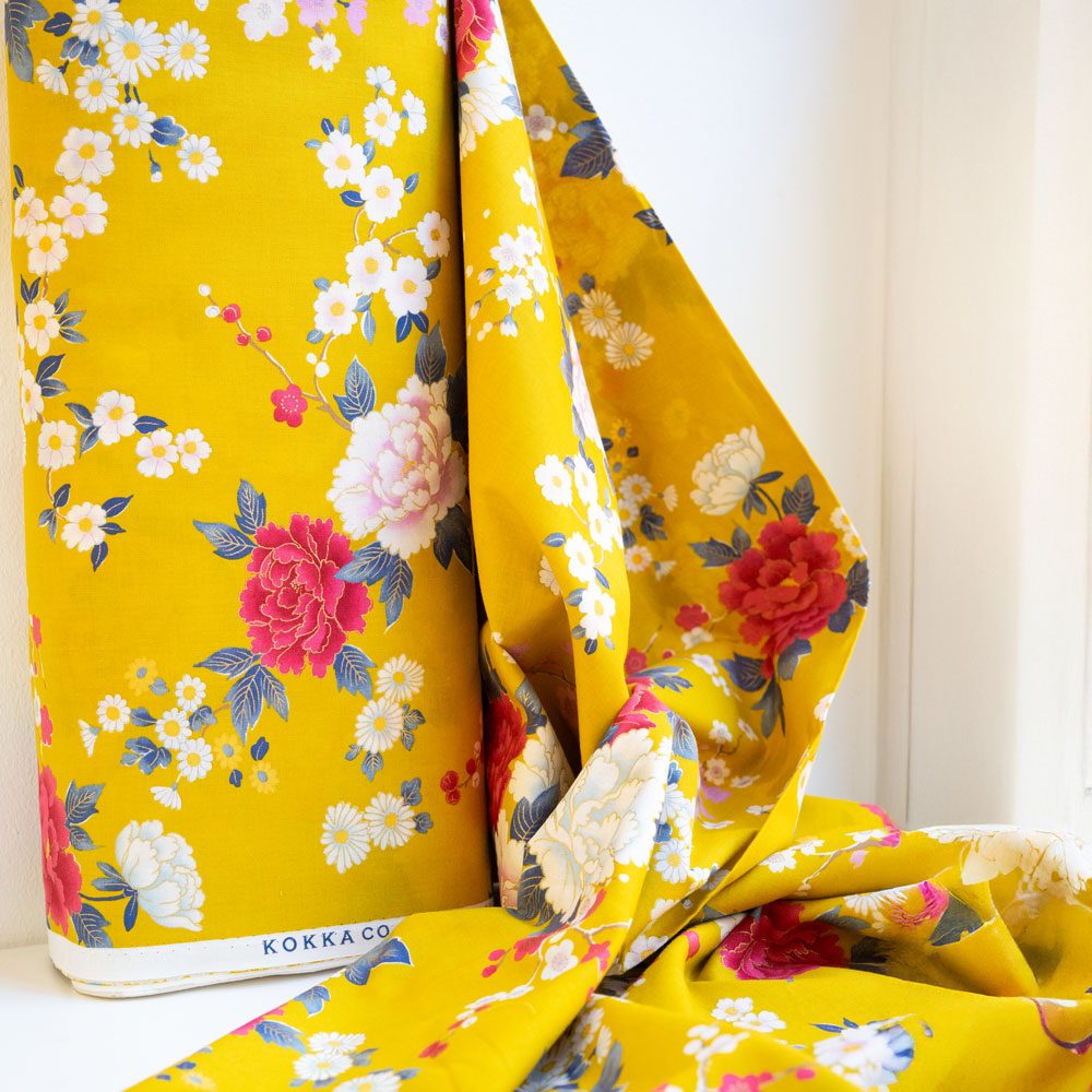 Kokka Fabrics Wagara Baumwollstoff