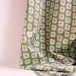 Art Gallery Fabrics Joyful Poppies GeoBloom Designerstoff Popeline