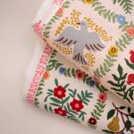 Rifle Paper Garden Album Canvas Stoffstruktur Baumwolle Leinen